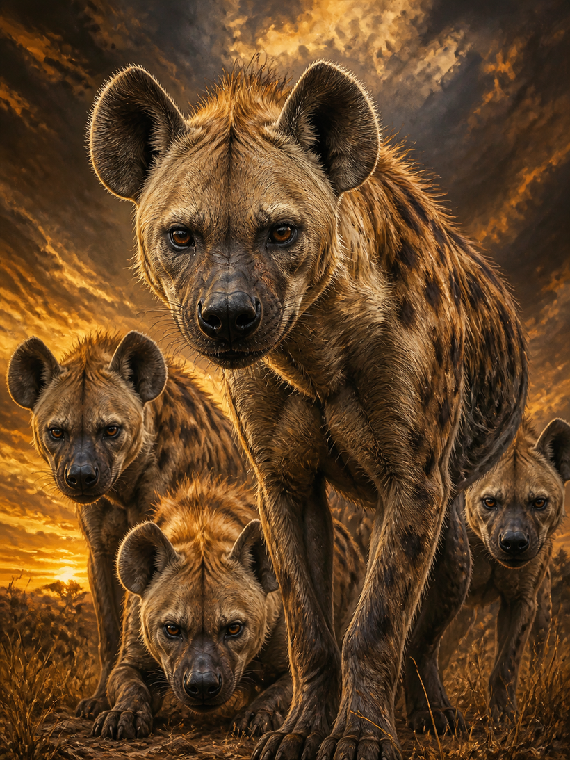 Hyenas Wall Art