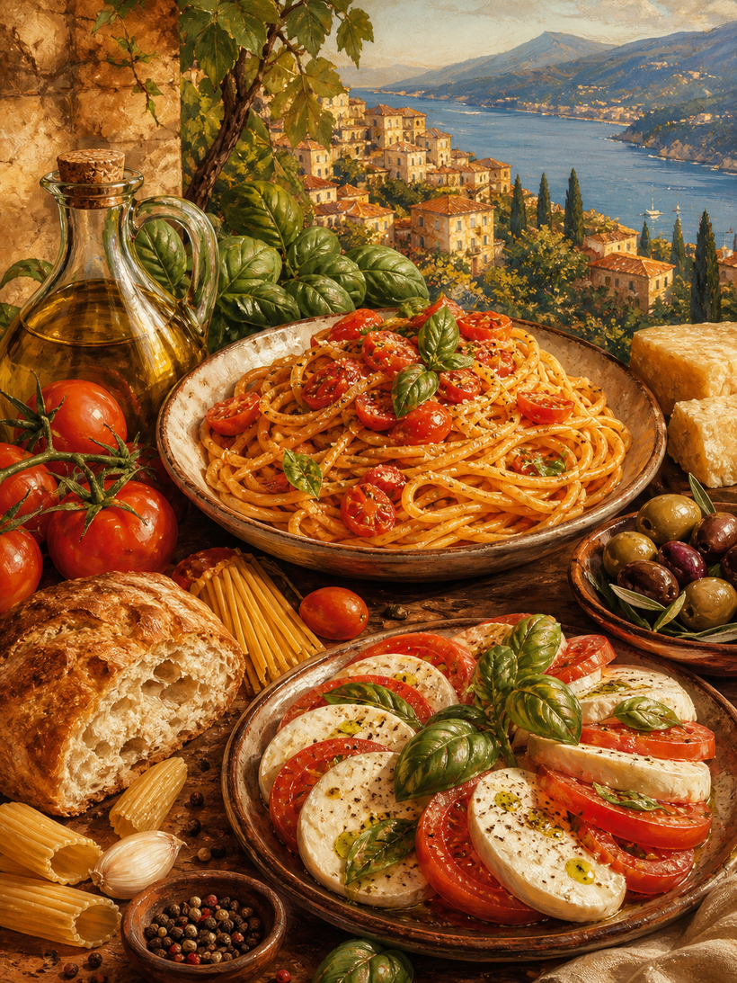 Italian Food Wall Art