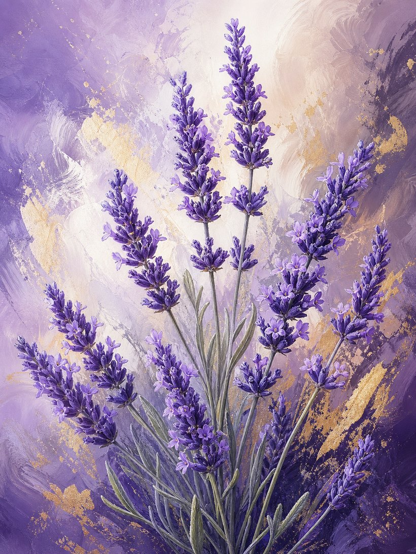 Lavender Herb Wall Art
