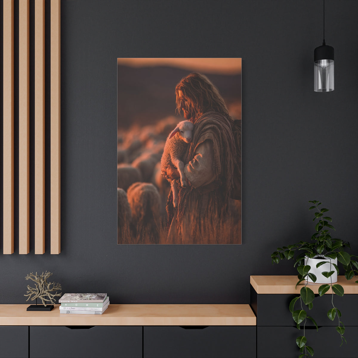 The Good Shepherd Intimate Portrait Wall Art & Canvas Print