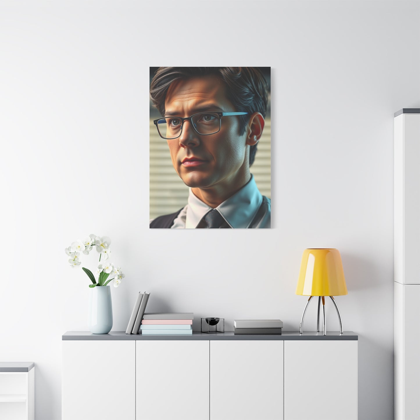 Elite The Office Character Art Vision Wall Art & Canvas Print