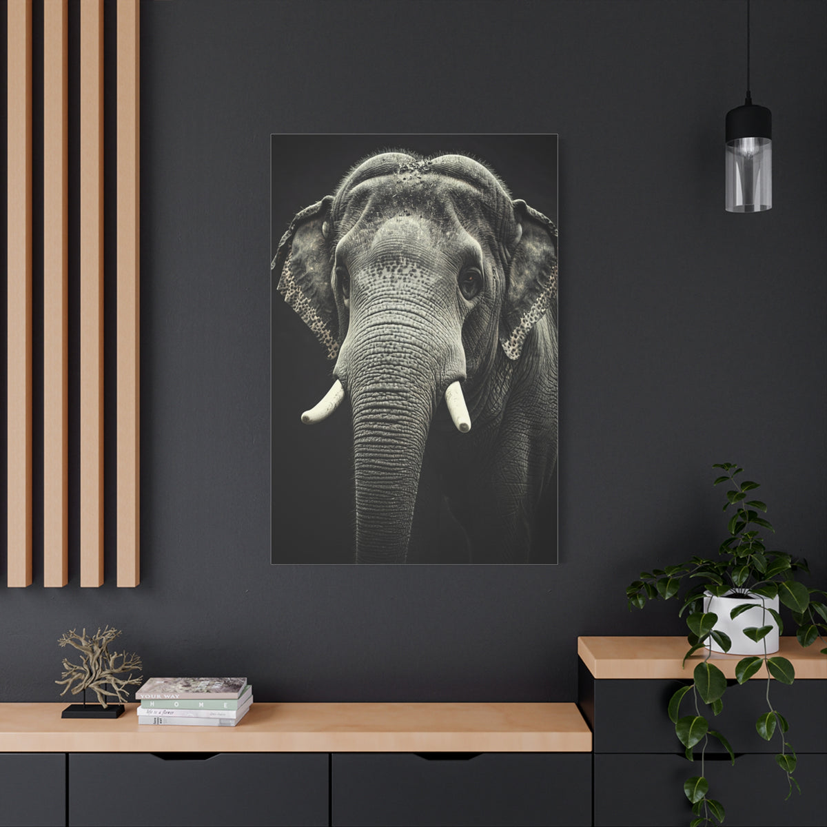 Regal Elephant Close-Up Wall Art & Canvas Prints