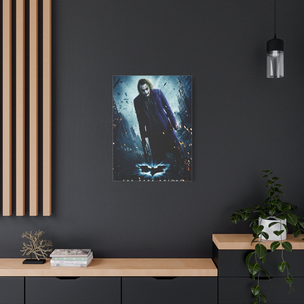 The Dark Knight The Joker Movie Poster Wall Art & Canvas Print