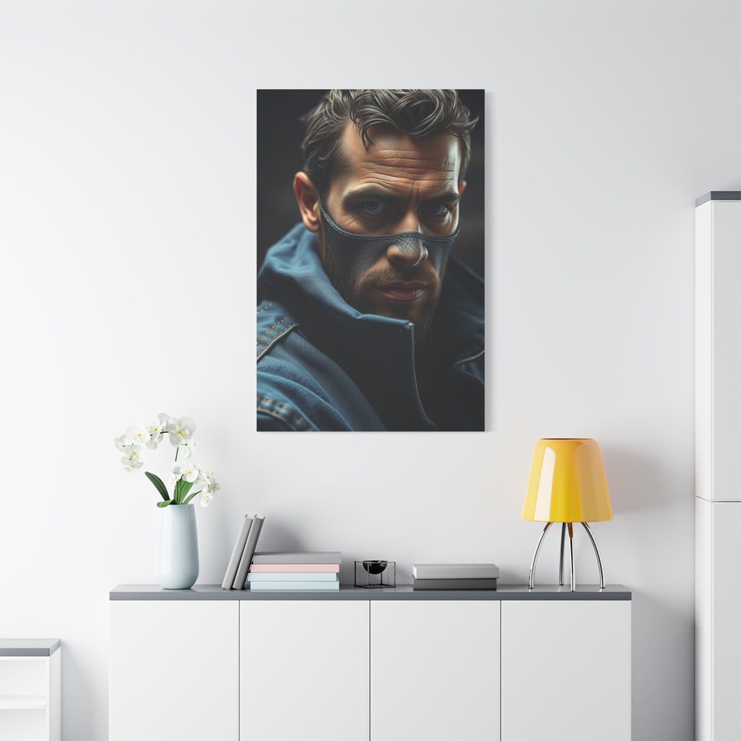 Denim and Leather Art Supreme Canvas Wall Art & Canvas Print