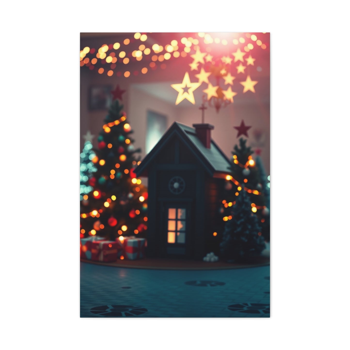 Supreme Black Christmas Art Collection Wall Art & Canvas Print