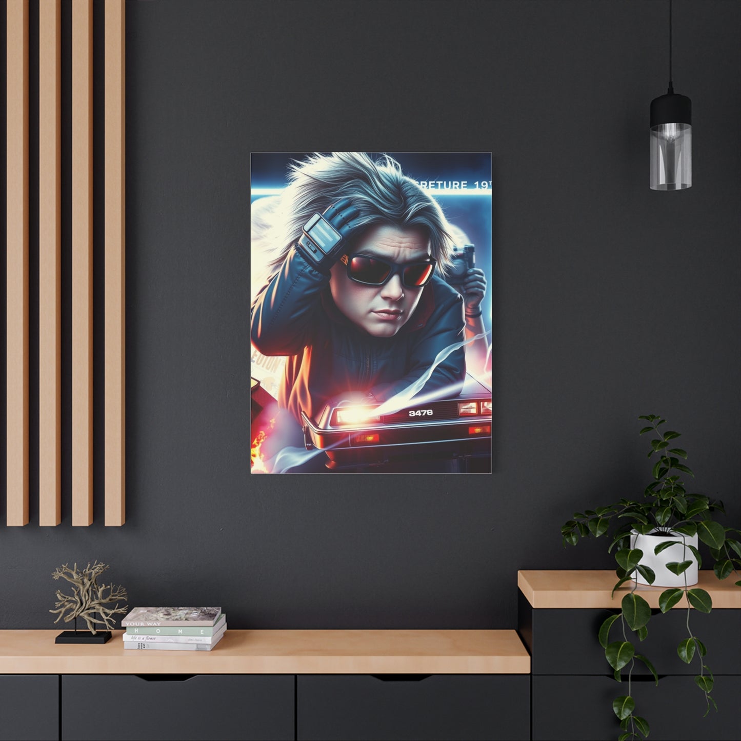 Vision Back to the Future Art Art Wall Art & Canvas Print