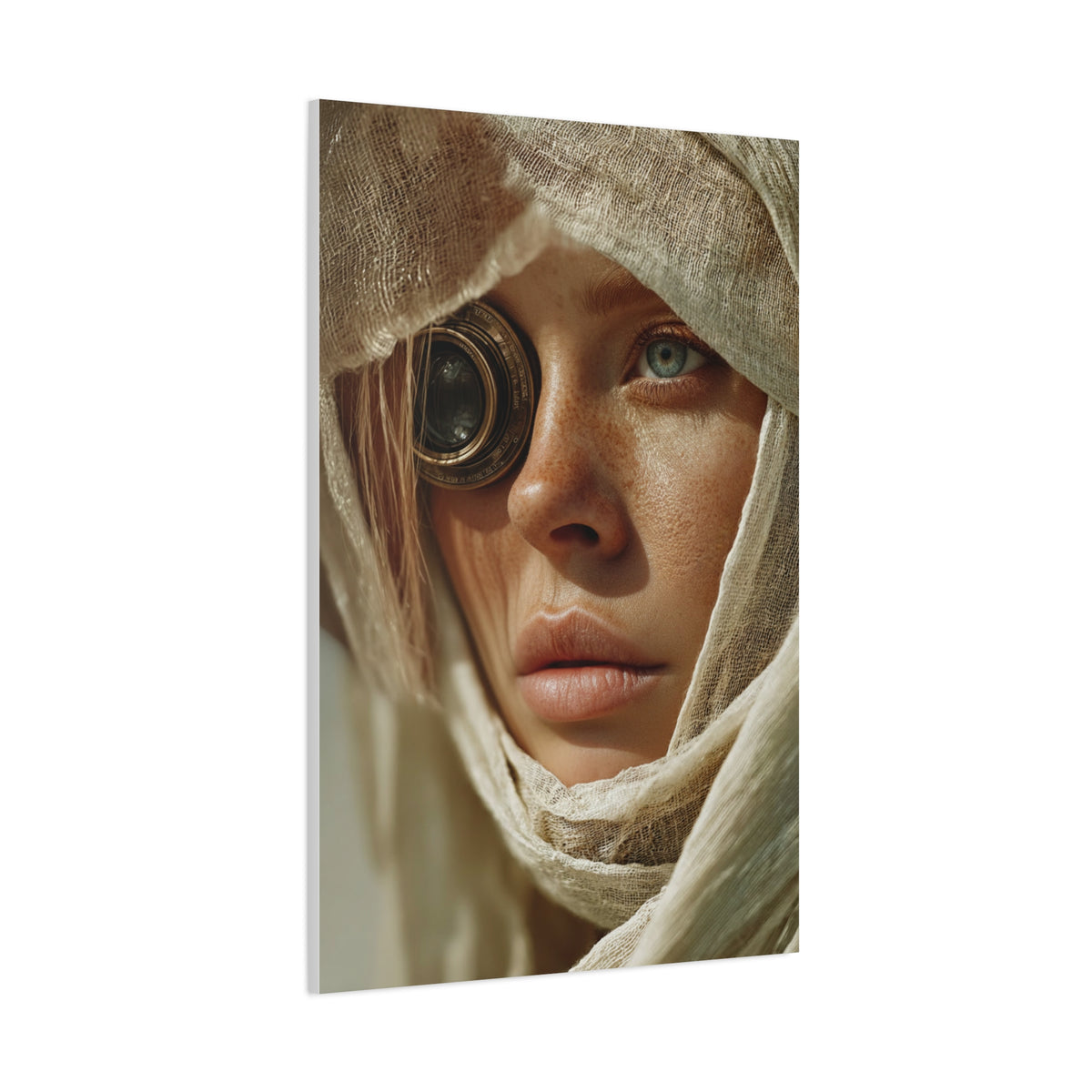 Veiled Lens Surreal Portrait Wall Art & Canvas Print