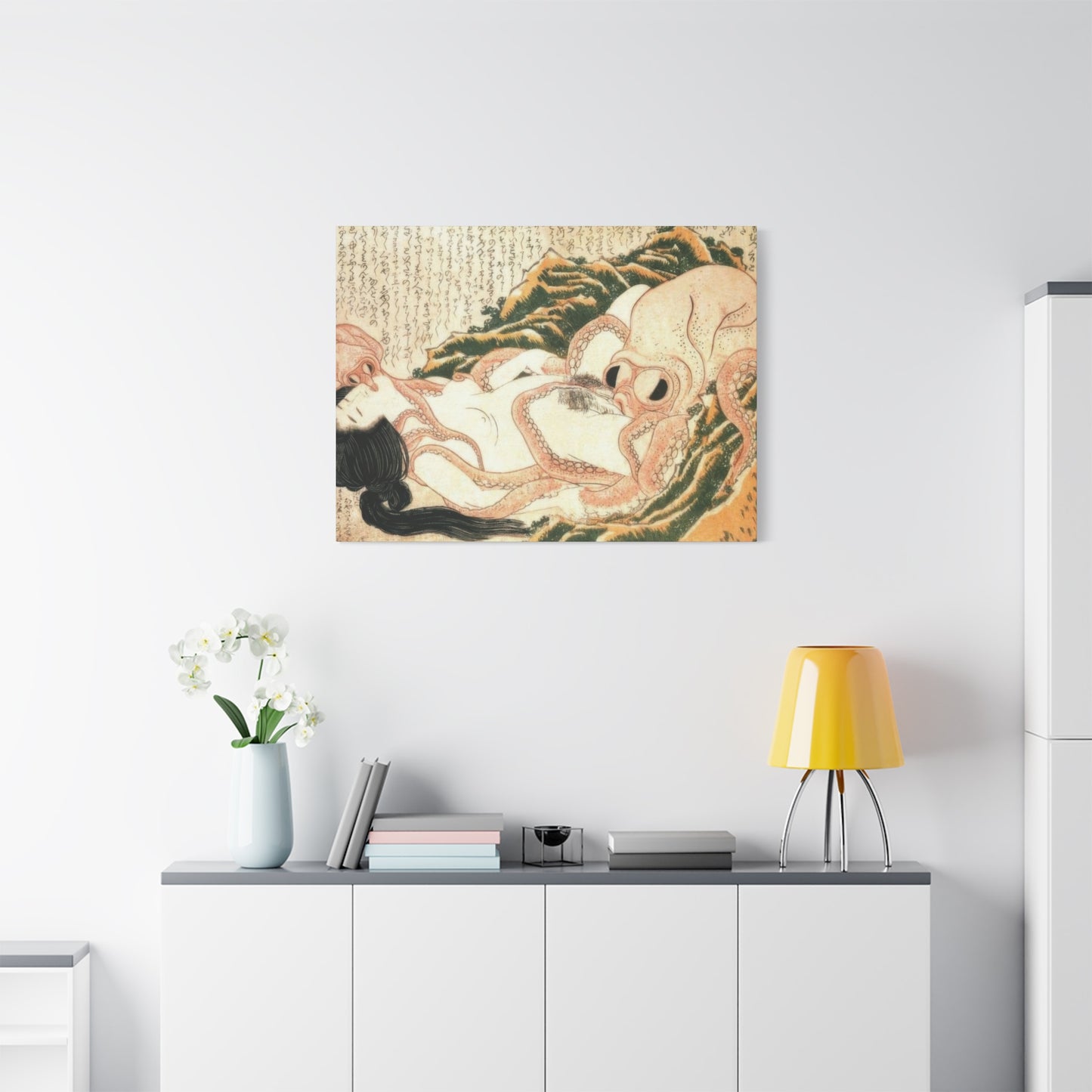 Katsushika Hokusai Dream Of The Fisherman's Wife Wall Art & Canvas Prints