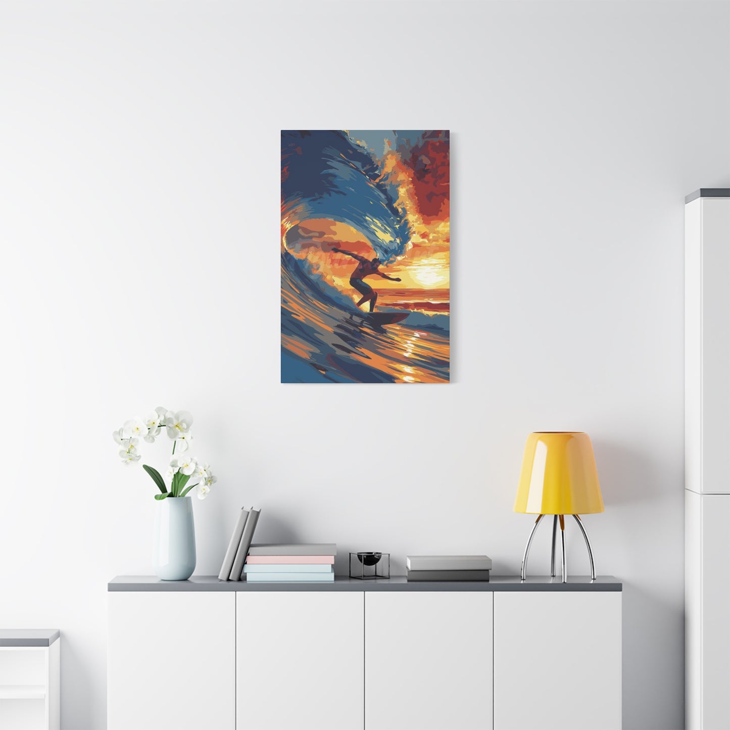 Surfing Abstract Wall Art & Canvas Prints