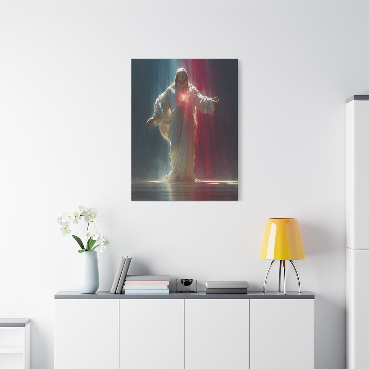 Divine Mercy Christ Radiant Light Wall Art & Canvas Print