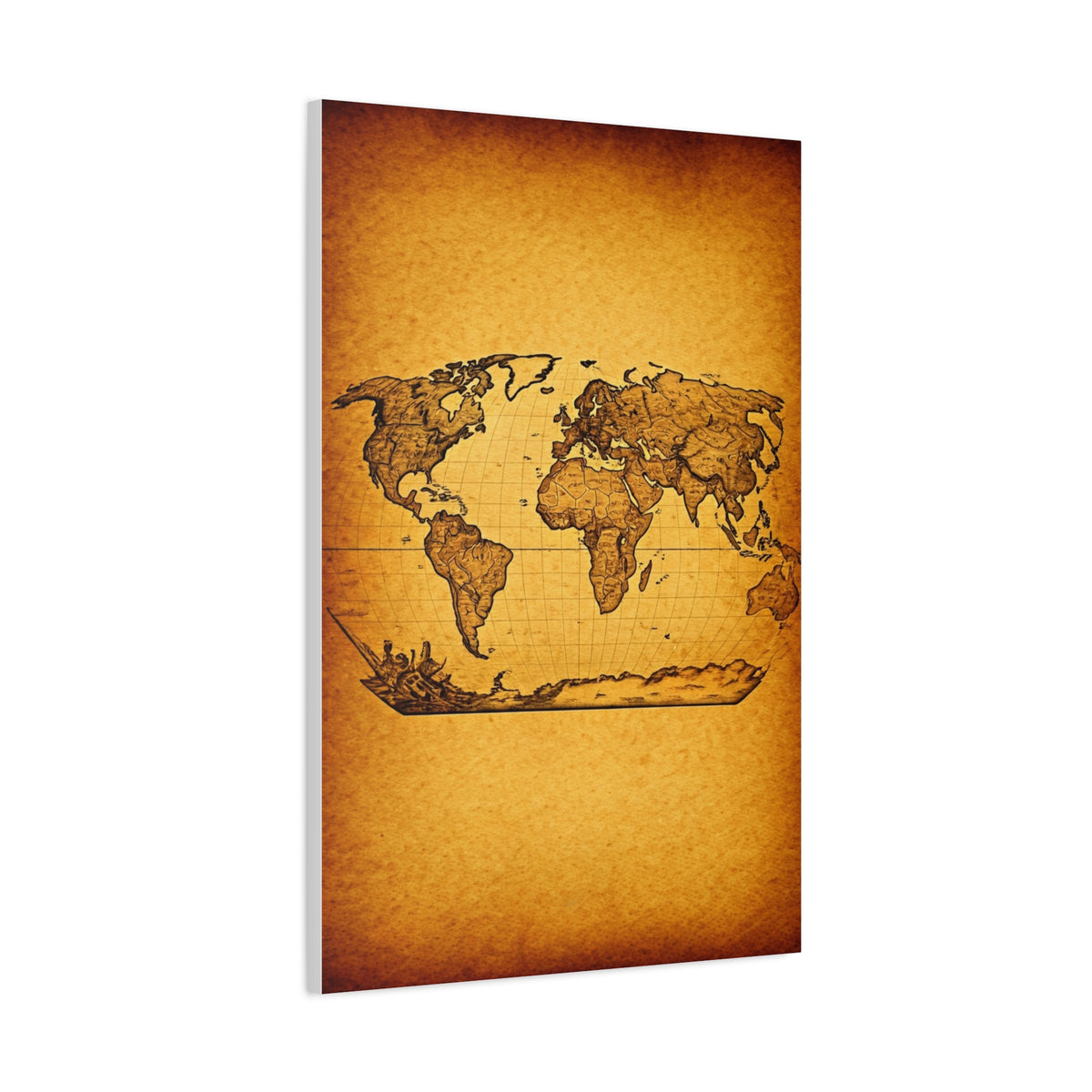Old World Nautical Map Wall Art & Canvas Prints