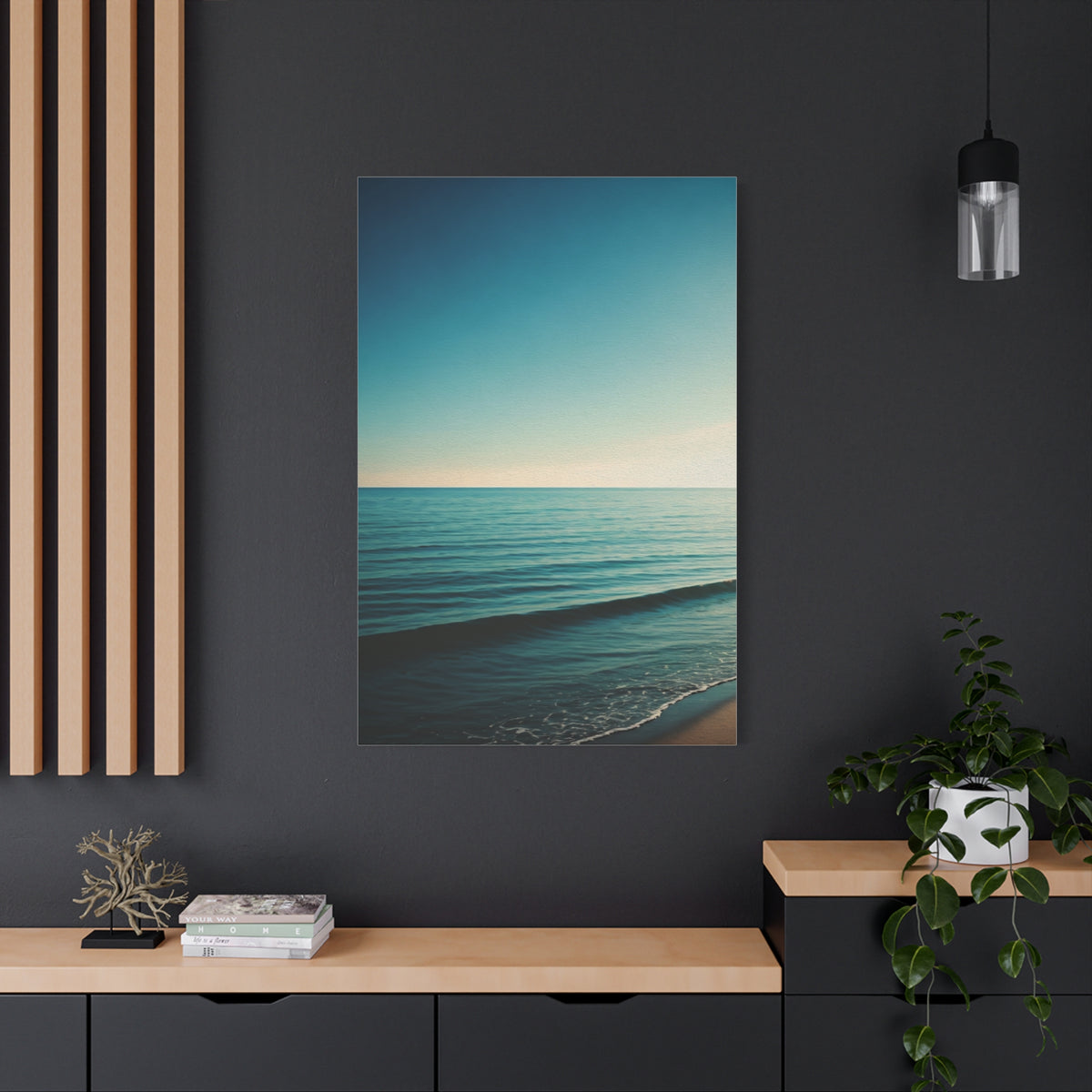 Gentle Ocean Wave Serenity Wall Art & Canvas Prints