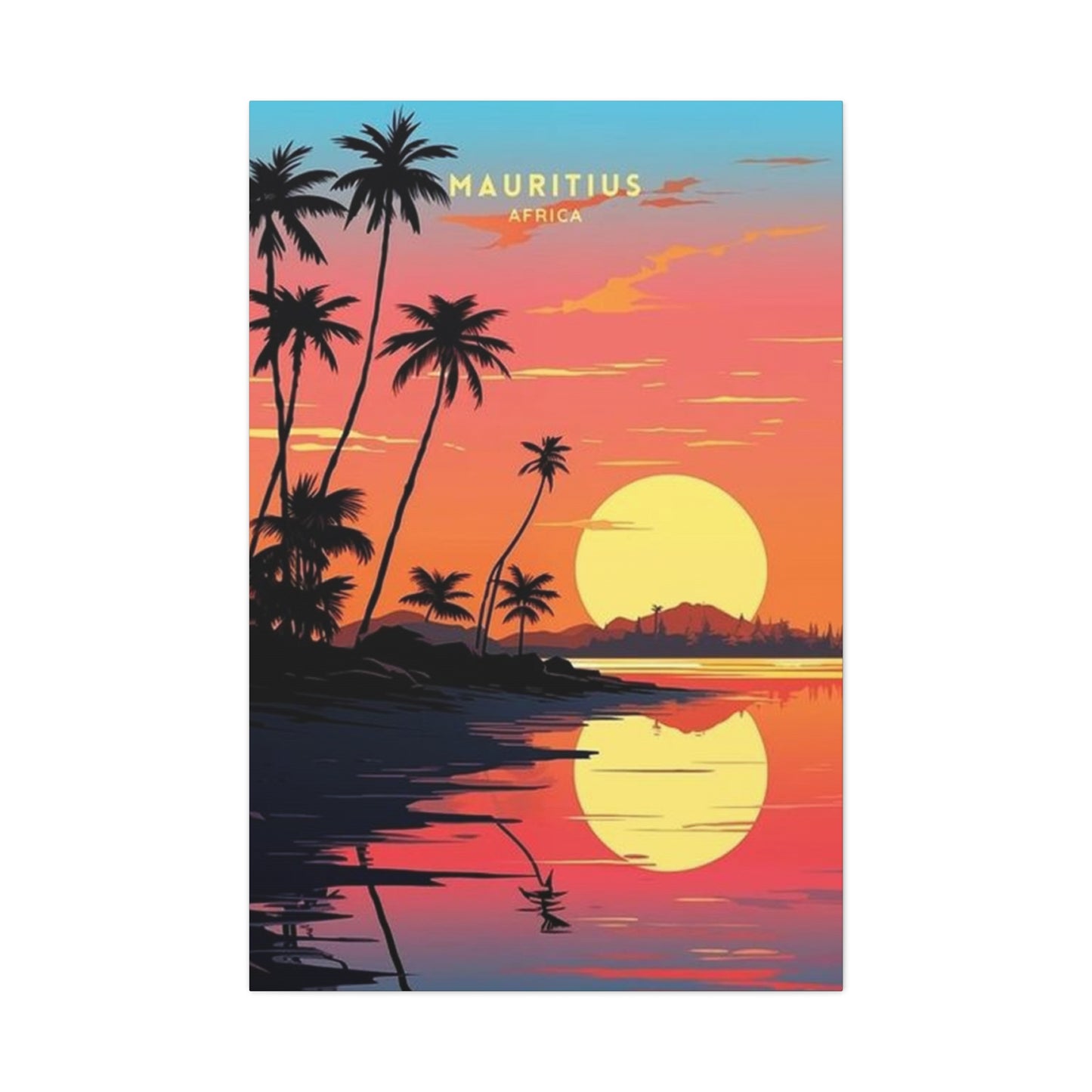 Mauritius Resort Poster Wall Art & Canvas Prints