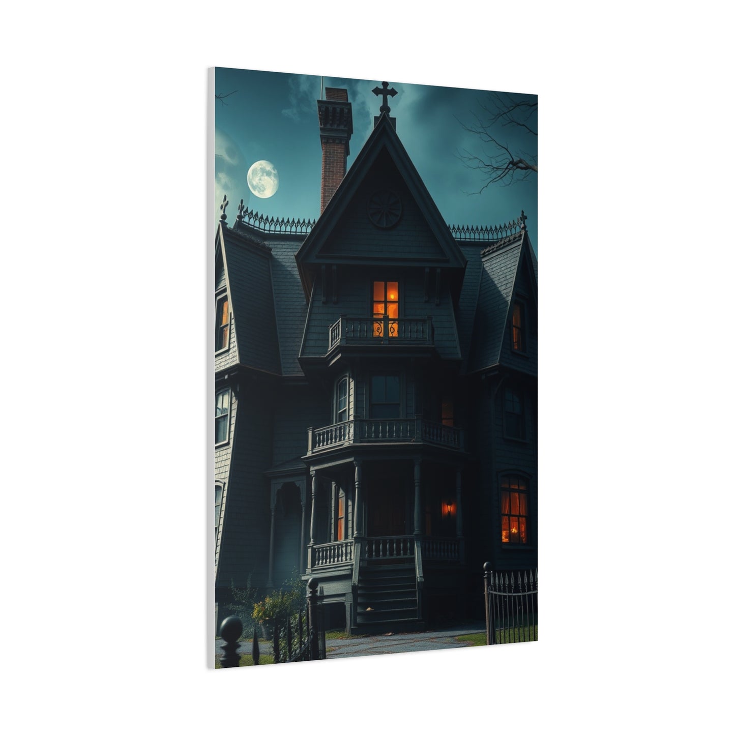 Collection Haunted House Art Wall Art & Canvas Print