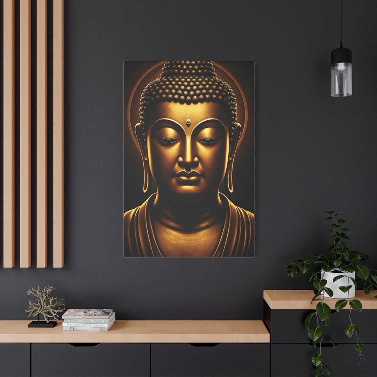 Soft Glow Enlightenment Buddha Wall Art & Canvas Prints