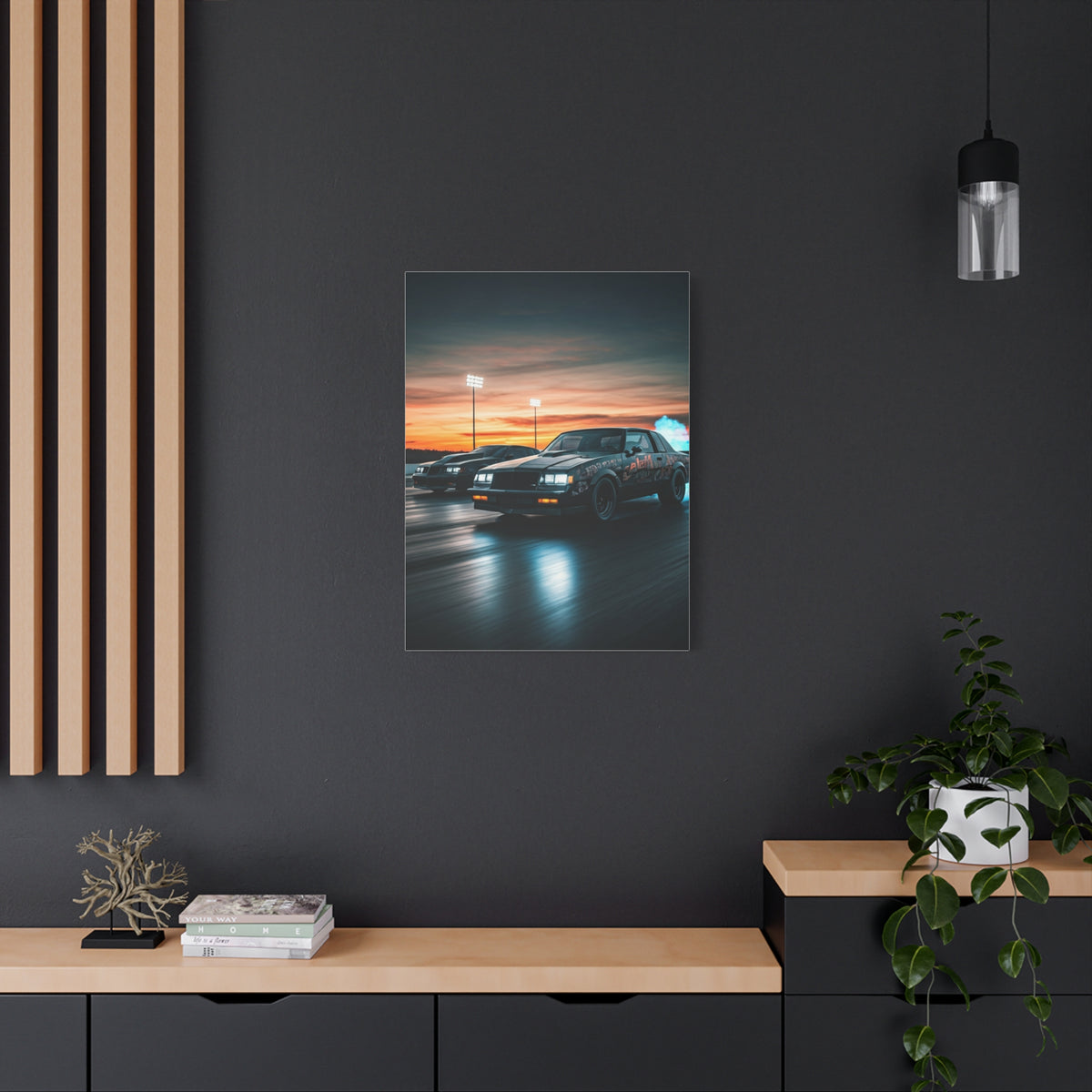 Turbo G Body Chase Under Stadium Lights Wall Art & Canvas Prints