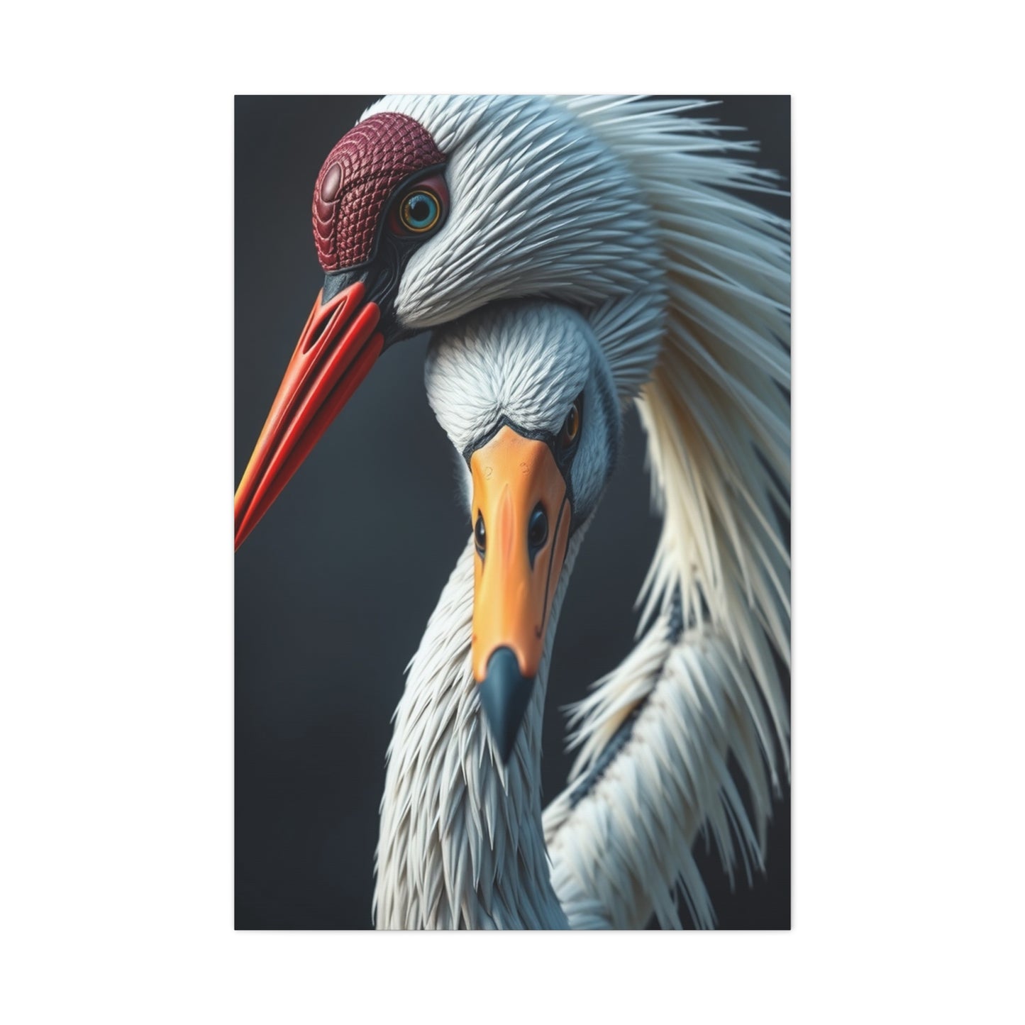 Masterpiece Crane Bird Art Vision Wall Art & Canvas Print