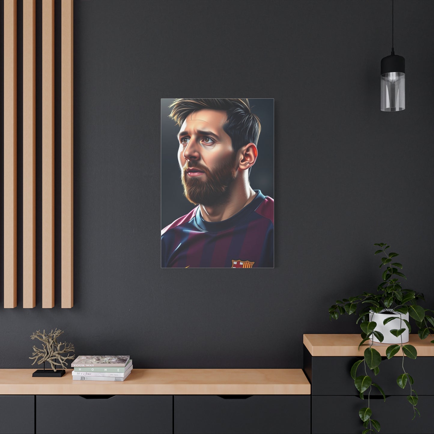 Ethereal Messi: Artistry on Canvas Wall Art & Canvas Print