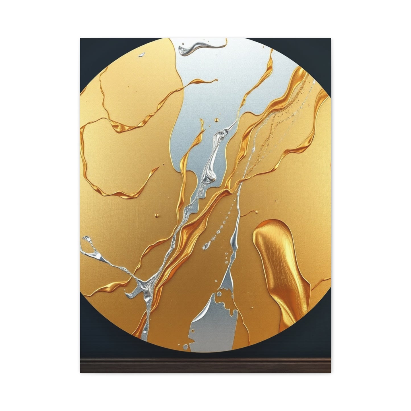 Supreme Gold & Silver Canvas Collection Wall Art & Canvas Print