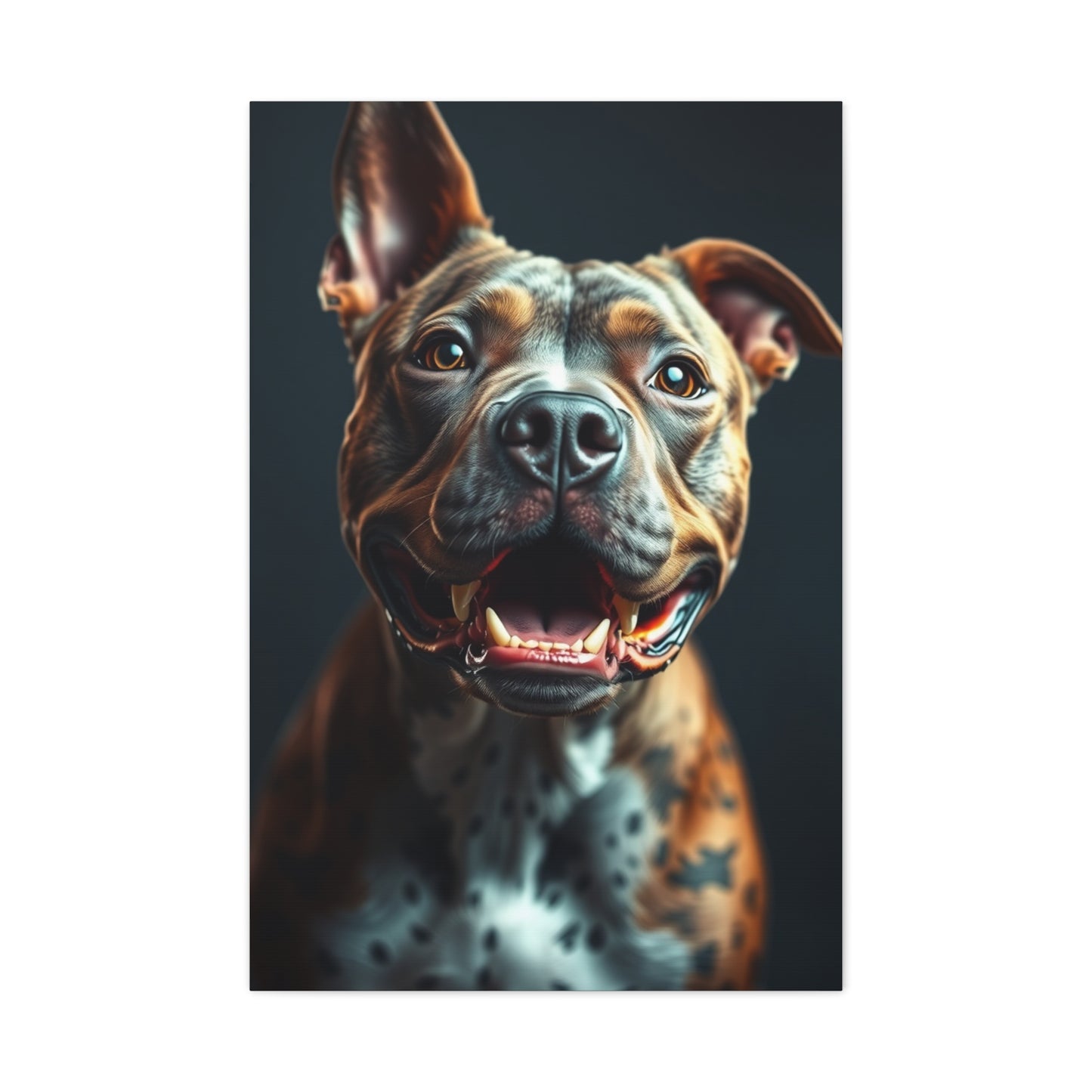 Supreme Pit Bull Art Wall Art & Canvas Print