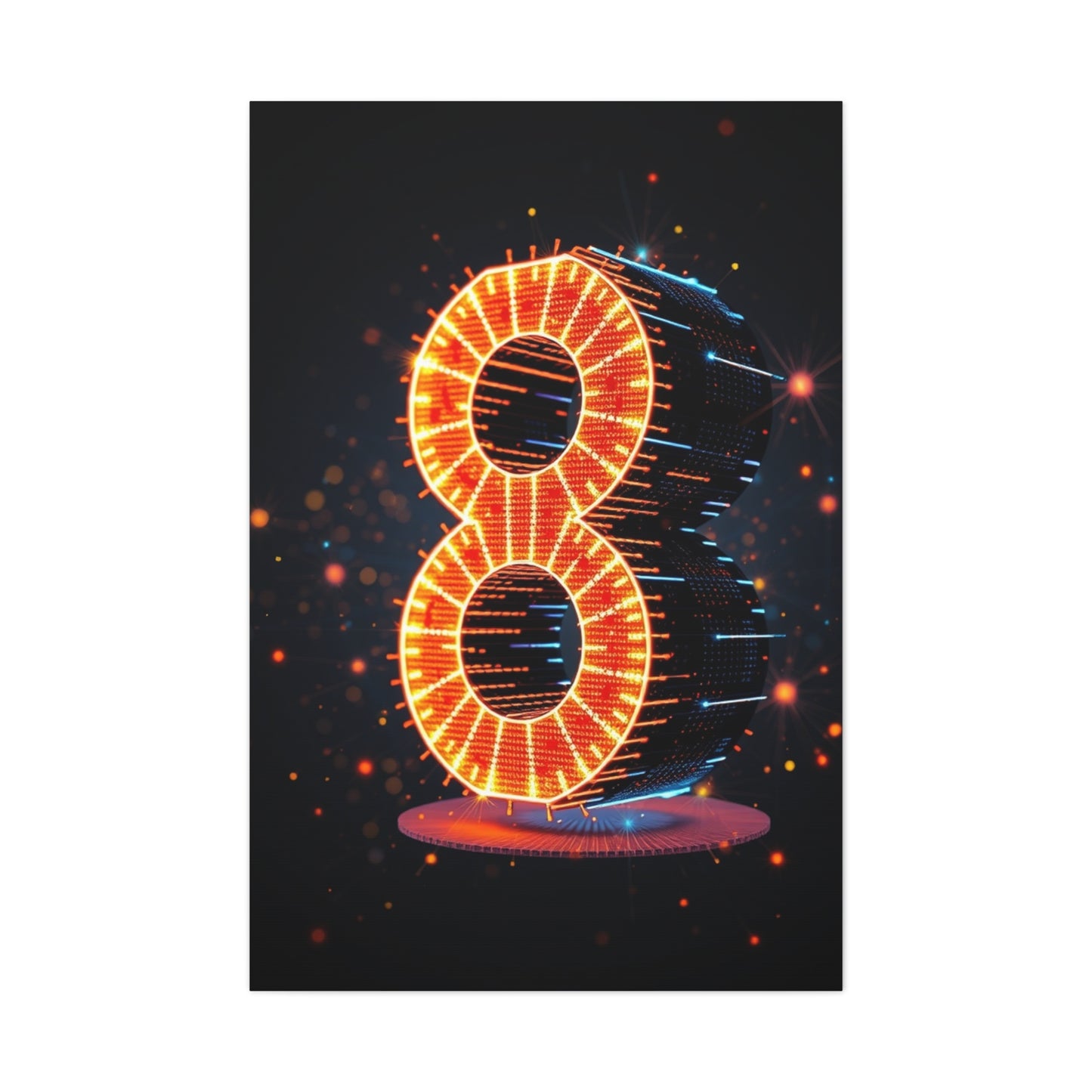 Supreme Numbers Art Wall Art & Canvas Print