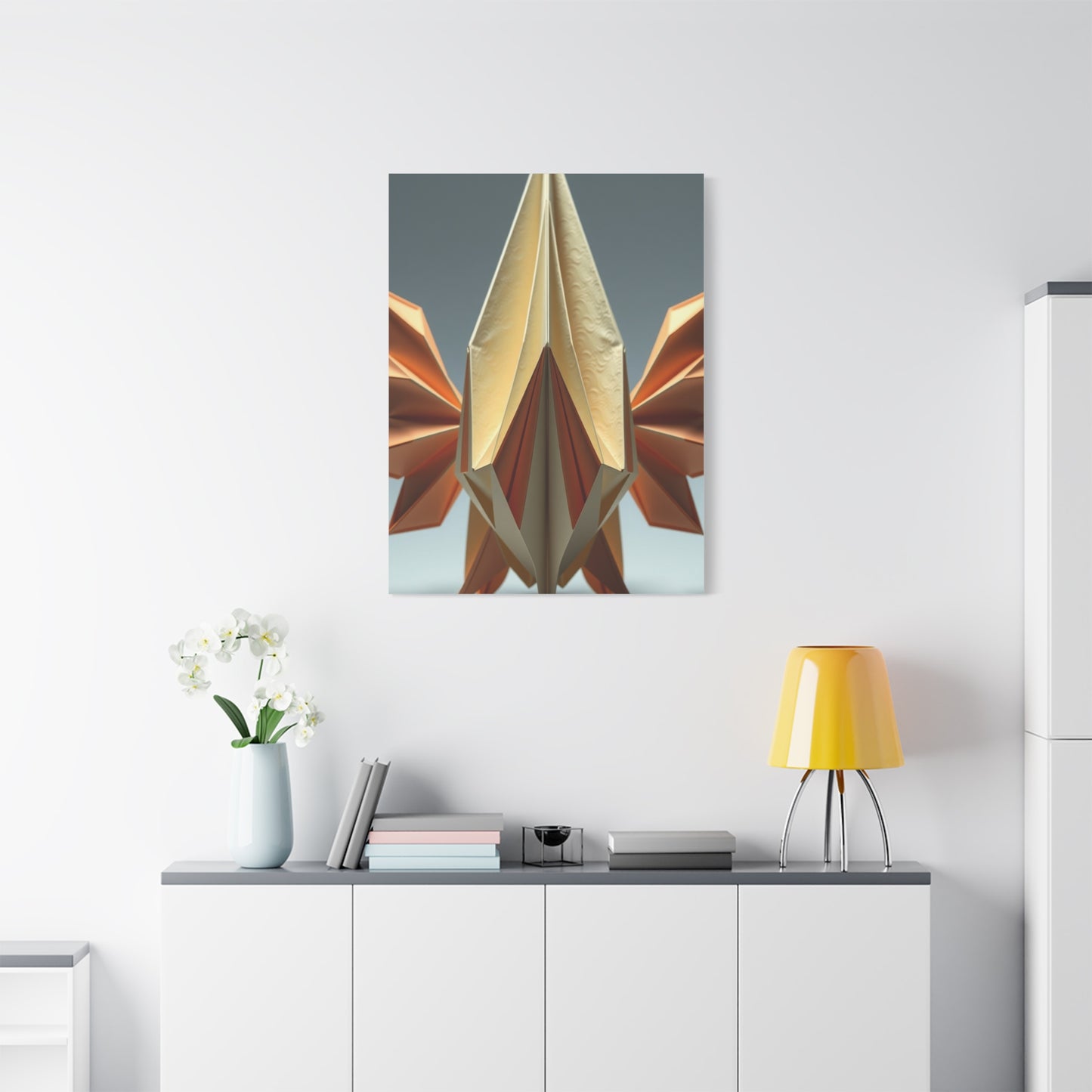 Origami Enigma Canvas Wall Art & Canvas Print
