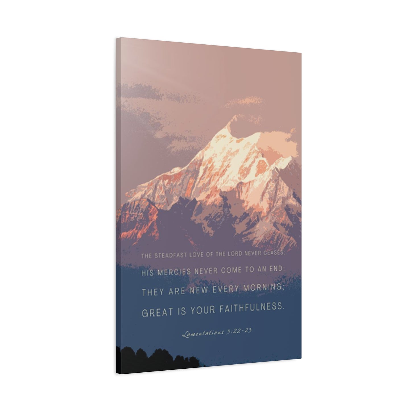 Snowy Mountain Quote Poster Wall Art & Canvas Prints