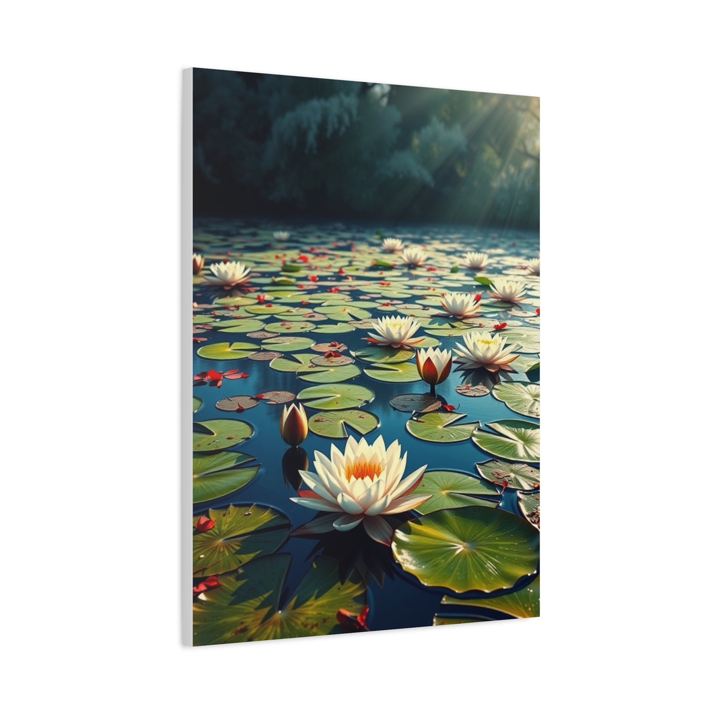 Claude Monet Water Lilies Art Supreme Canvas Wall Art & Canvas Print