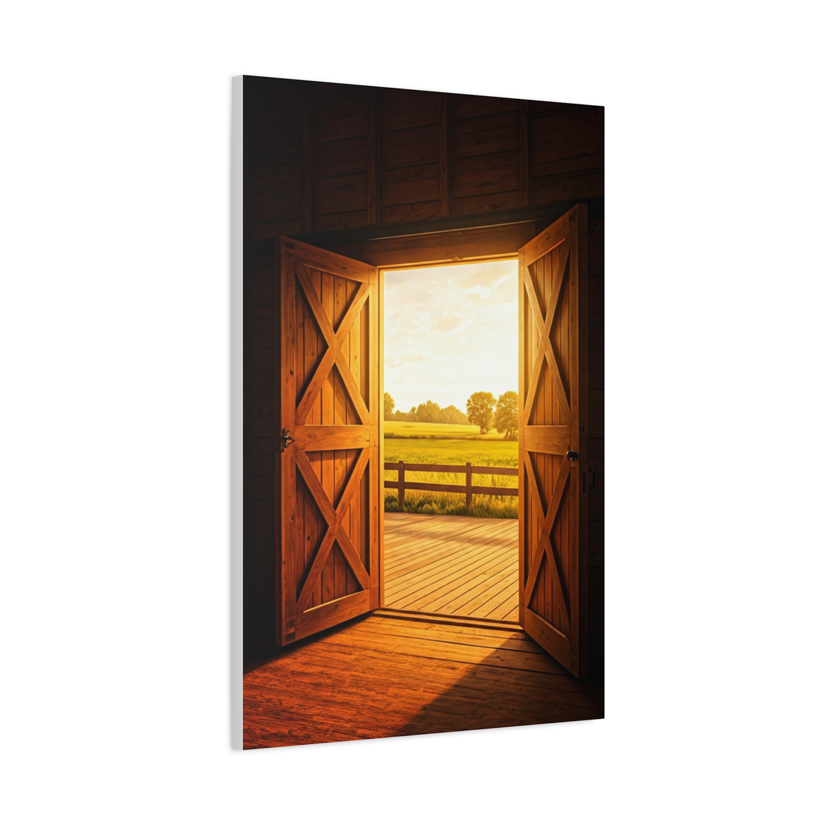 Open Barn Doors to Summer Fields Wall Art & Canvas Prints