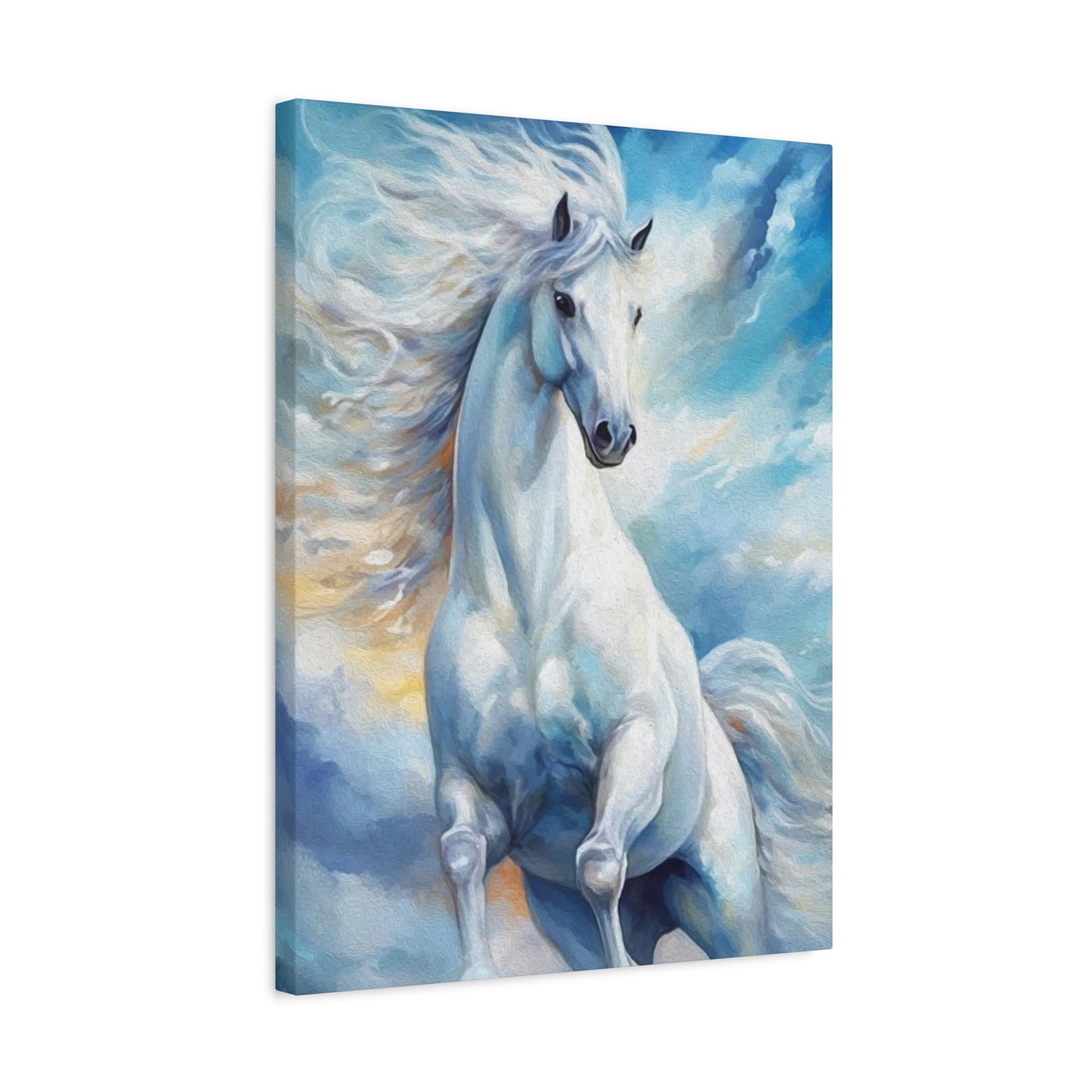 White Horse Wall Art & Canvas Prints