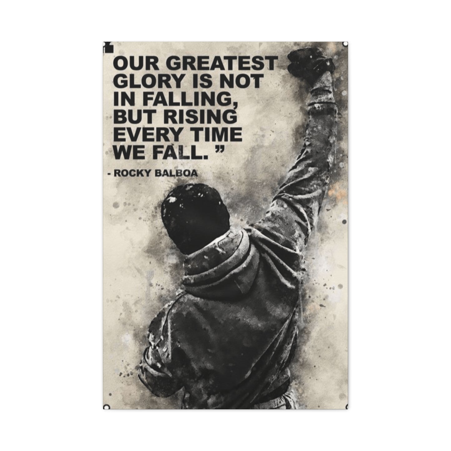 Rocky Balboa Quote Wall Art & Canvas Prints