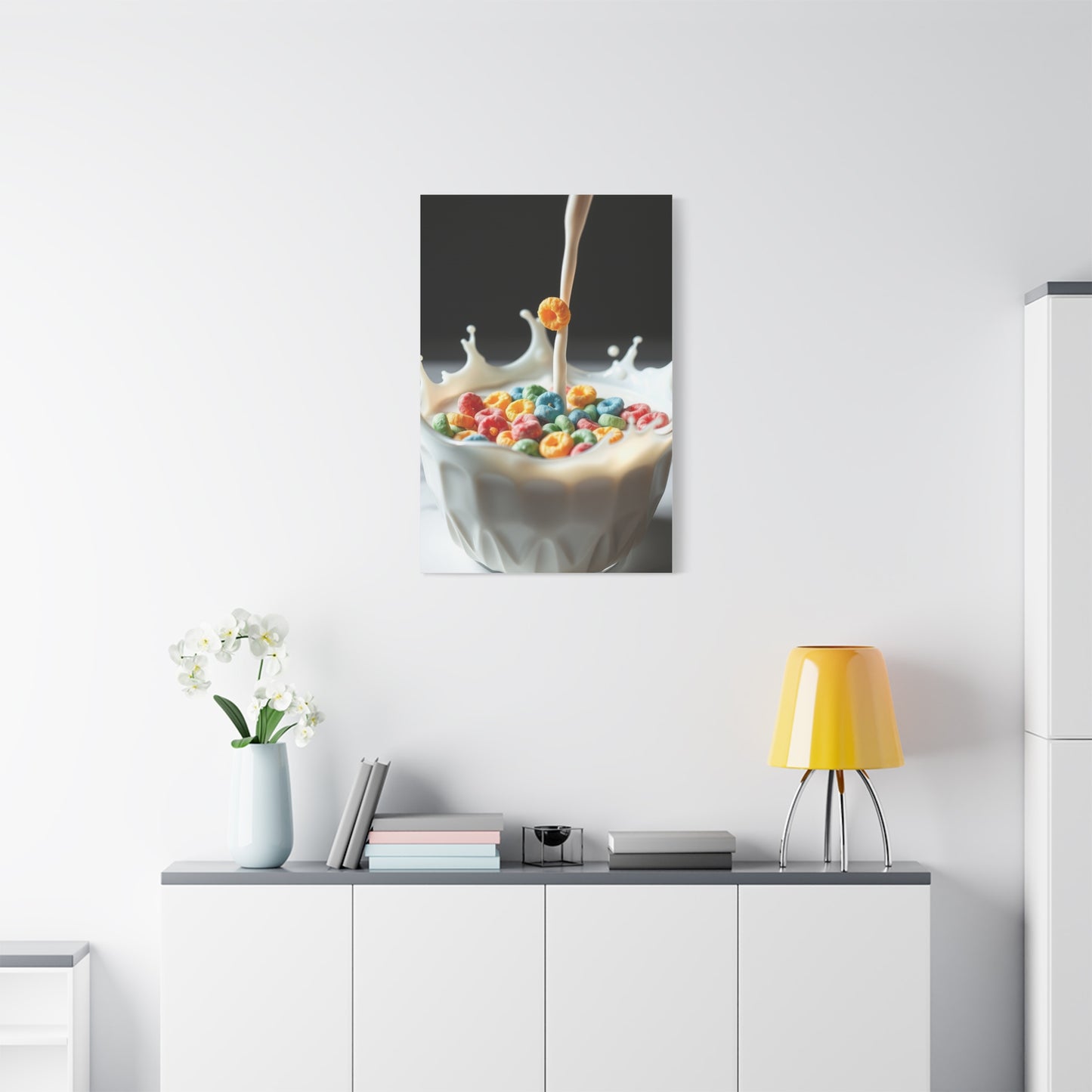 Gastronomic Milk Splendor Art Wall Art & Canvas Print