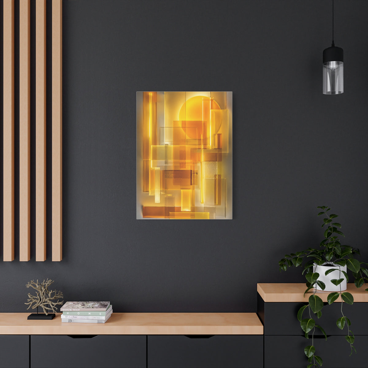 Acrylic Glass Luminous Panel Abstract Wall Art & Canvas Print