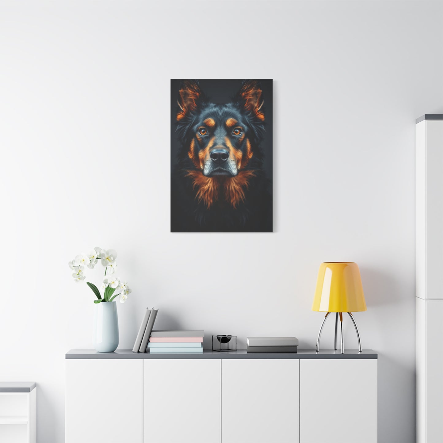 Black and Tan Art Supreme Gallery Wall Art & Canvas Print