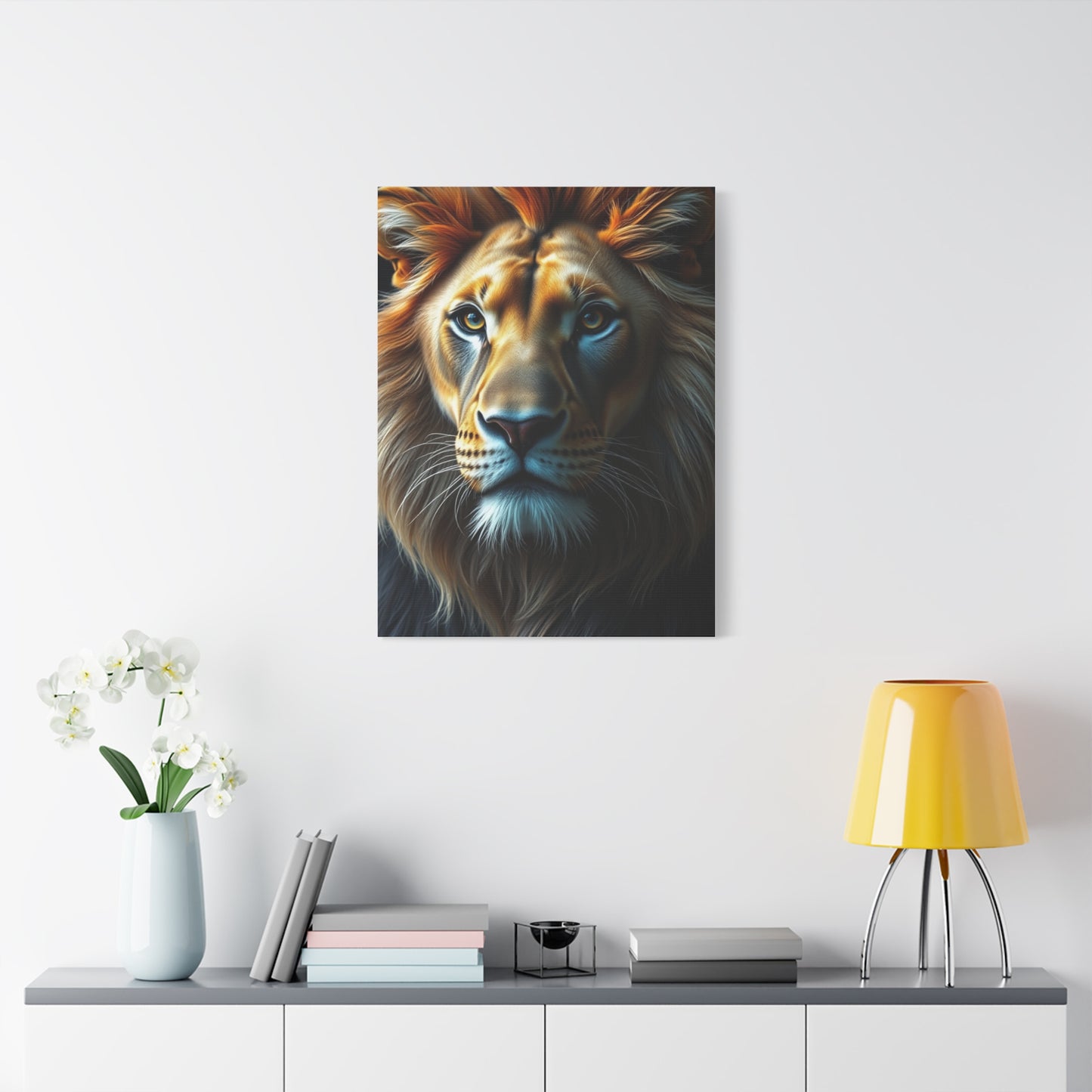 Crowned Monarch Canvas Wall Art & Canvas Print
