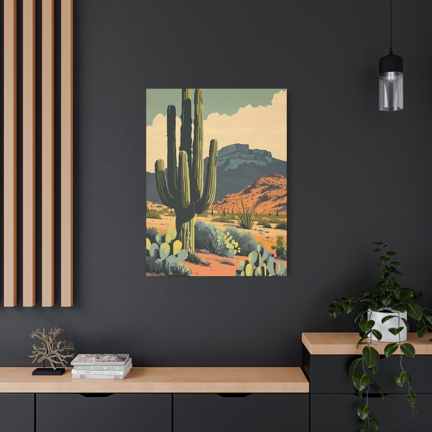 Abstract Cactus Arizona Desert Wall Art & Canvas Prints