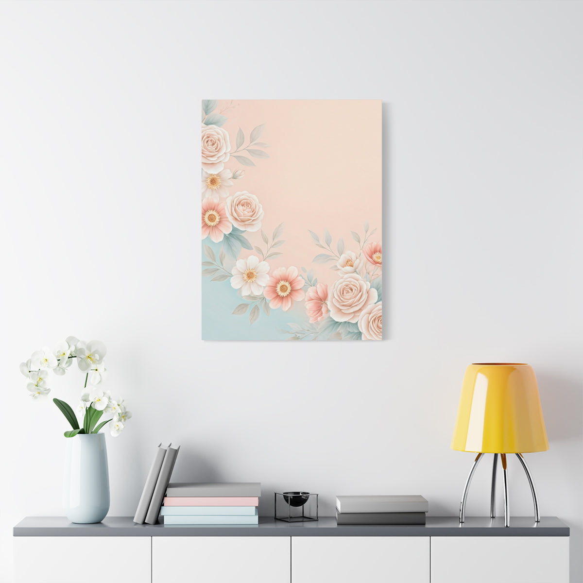 Soft Floral Harmony Wall Art & Canvas Prints