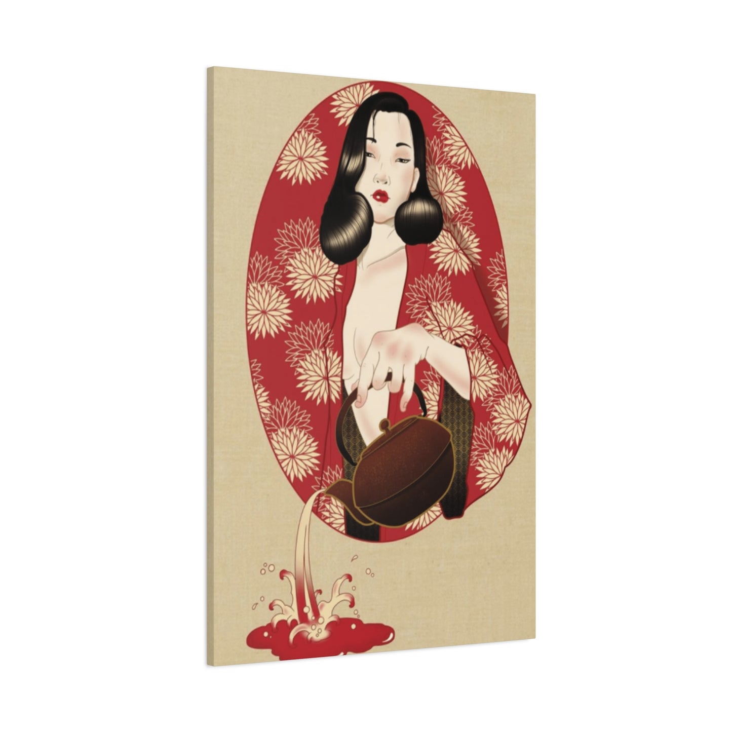 Geisha Portrait Wall Art & Canvas Prints