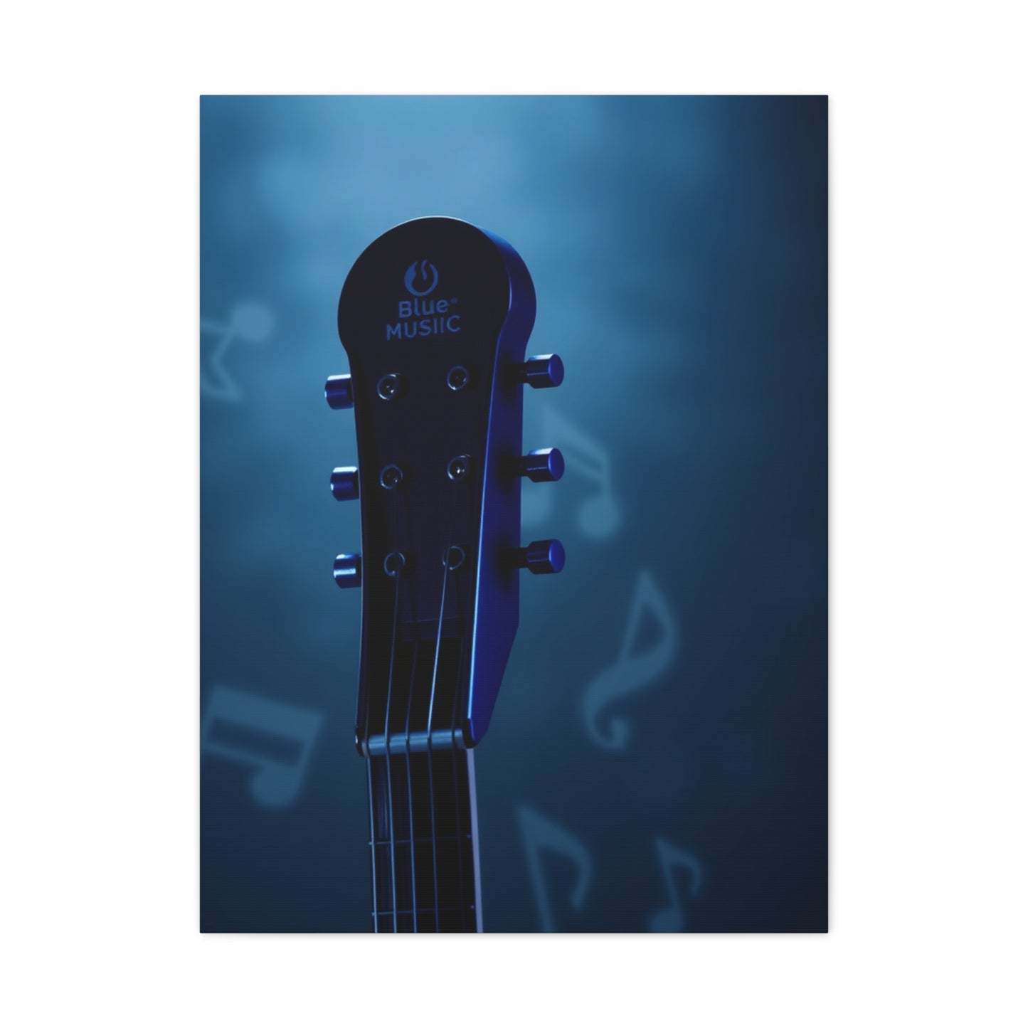 Elite Blue Music Art Vision Wall Art & Canvas Print