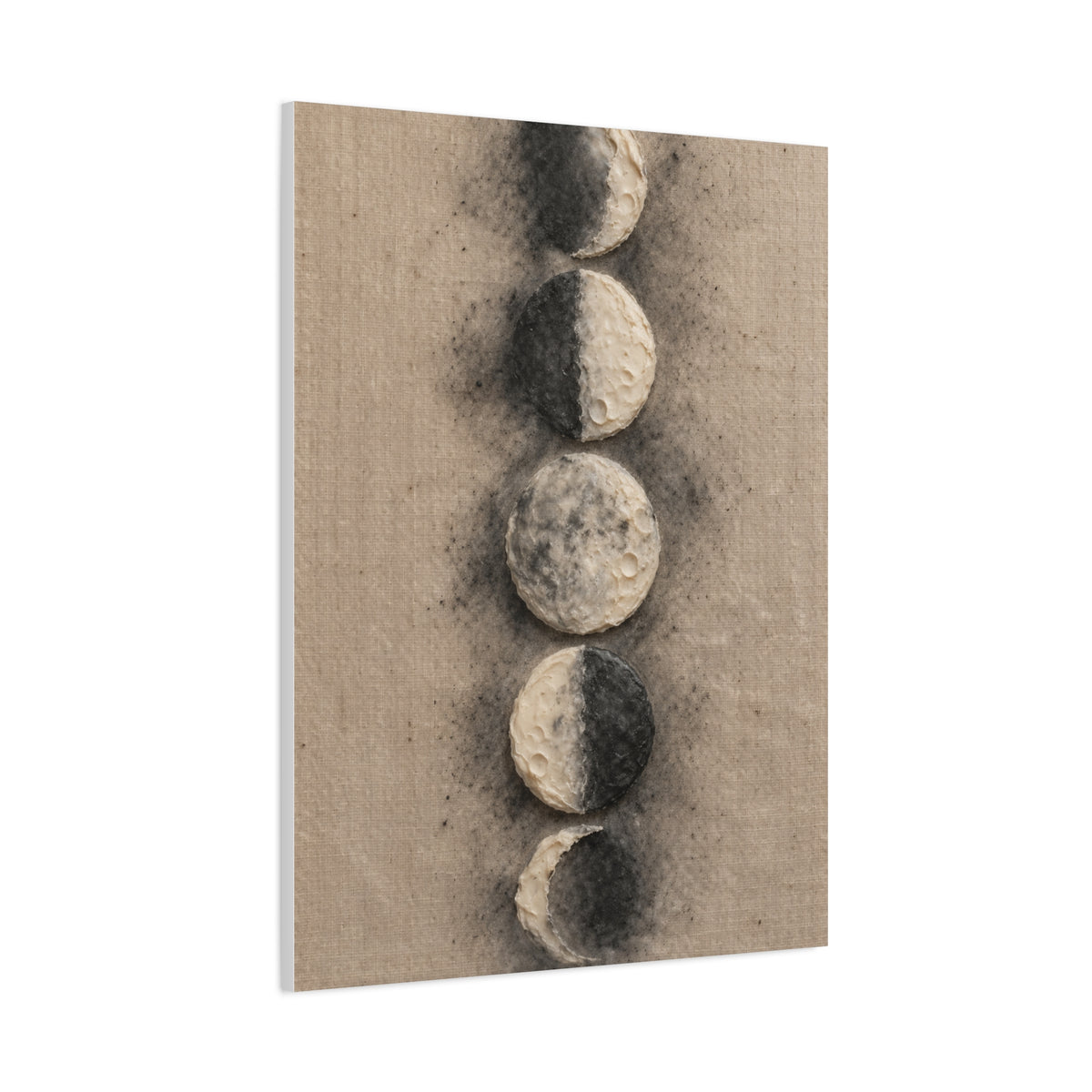 Lunar Phases Minimal Composition Wall Art & Canvas Print