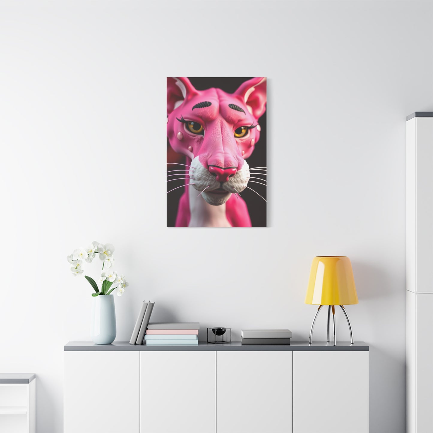 Crimson Panther Prestige Art Wall Art & Canvas Print