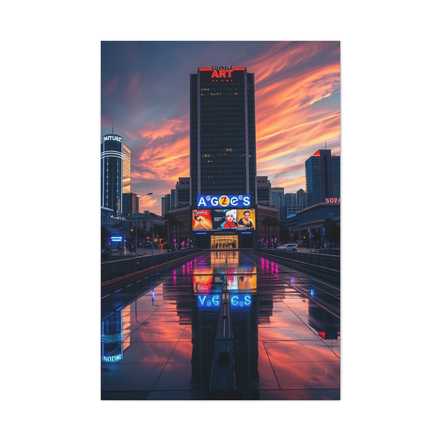 Los Angeles Art Supreme Canvas Wall Art & Canvas Print