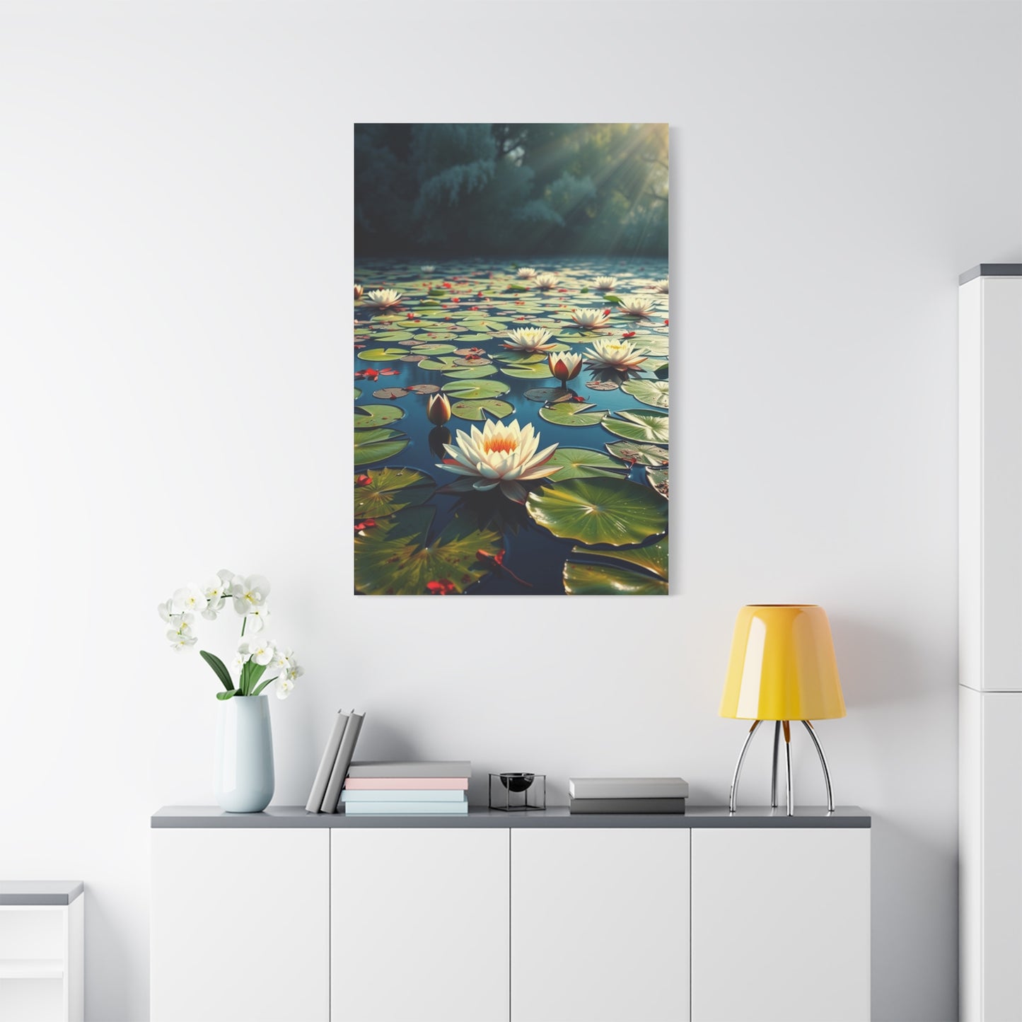 Claude Monet Water Lilies Art Supreme Canvas Wall Art & Canvas Print