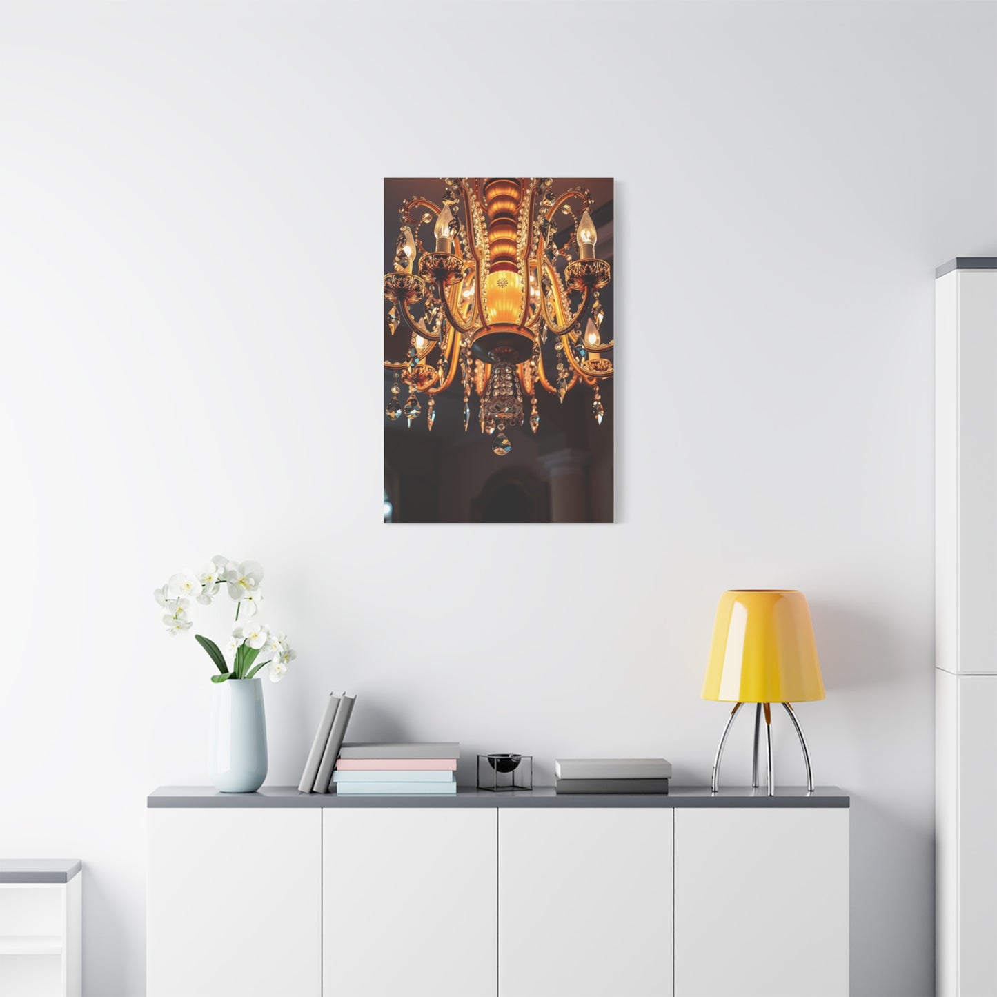 Chandelier Art Refined Canvas Wall Art & Canvas Print