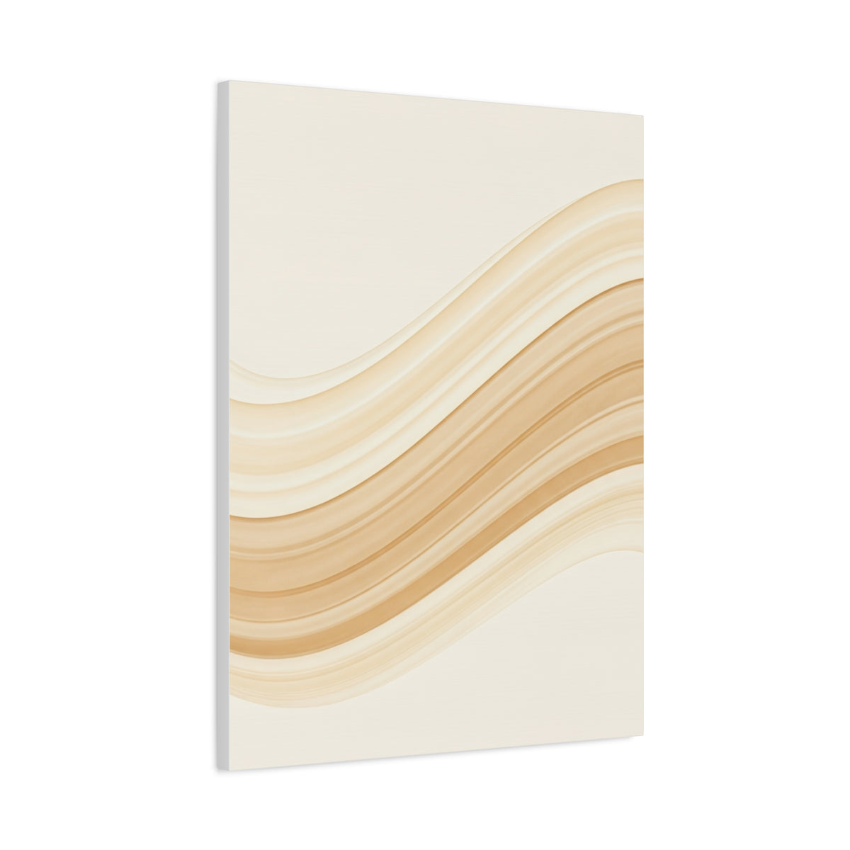 Golden Sand Flow Abstract Wall Art & Canvas Prints