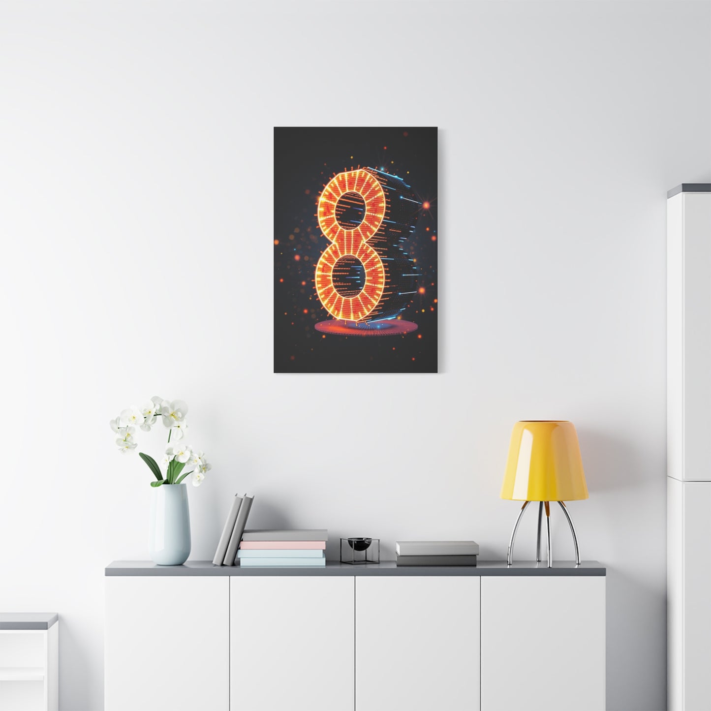 Supreme Numbers Art Wall Art & Canvas Print