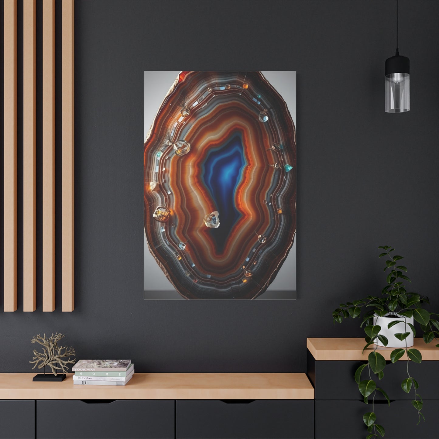 Agates, Geodes & Minerals Art Supreme Canvas Gallery Wall Art & Canvas Print