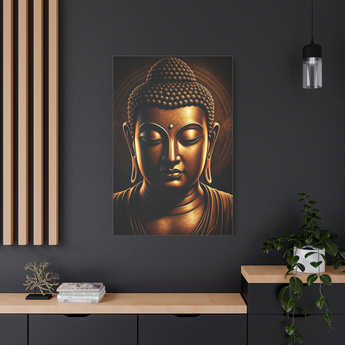Radiant Halo Buddha Wall Art & Canvas Prints