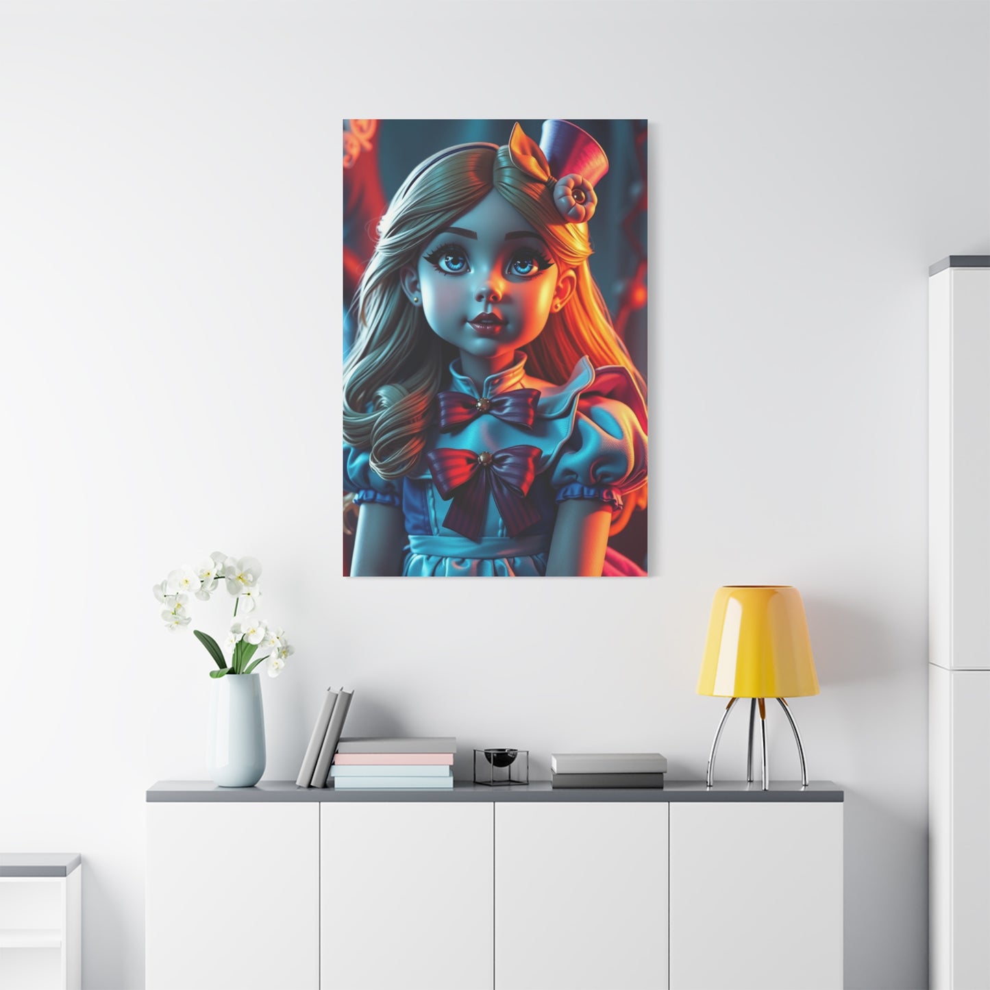 Collection Alice In Wonderland Characters Art Wall Art & Canvas Print