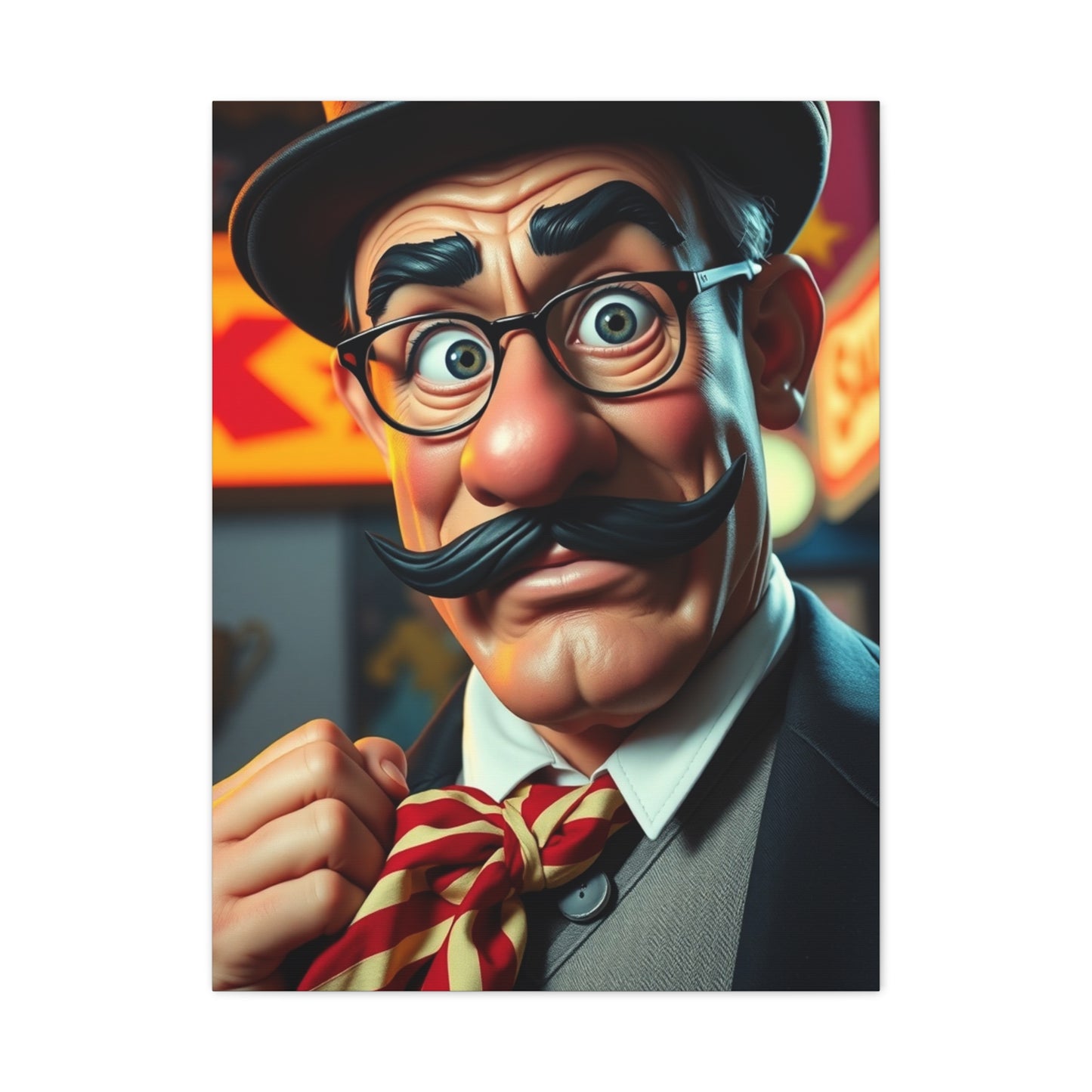 Elite Rich Uncle Pennybags Art Vision Wall Art & Canvas Print